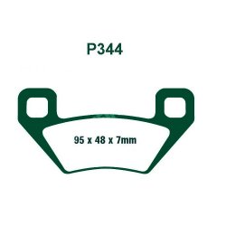 PREMIER ΤΑΚΑΚΙΑ ΟΡΓΑΝΙΚΑ ΣΕΤ 2 ΤΕΜ. P344 KEVLAR (FA395) ( F / R )