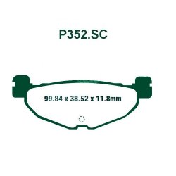 PREMIER ΤΑΚΑΚΙΑ ΟΡΓΑΝΙΚΑ ΣΕΤ 2 ΤΕΜ. P352.SC KEVLAR SCOOTER (FA408) ( R )