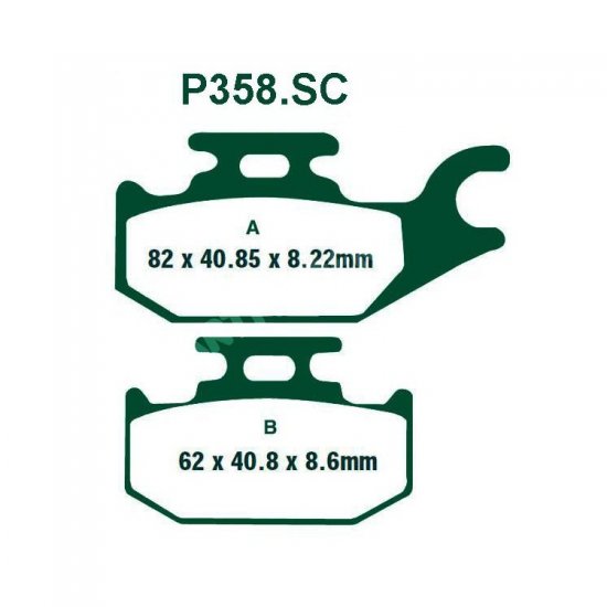 PREMIER ΤΑΚΑΚΙΑ ΟΡΓΑΝΙΚΑ ΣΕΤ 2 ΤΕΜ. P358.SC KEVLAR SCOOTER (FA413) ( F / R ) PREMIER ΤΑΚΑΚΙΑ ΟΡΓΑΝΙΚΑ ΣΕΤ 2 ΤΕΜ. P358.SC KEVLAR SCOOTER (FA413) ( F / R )