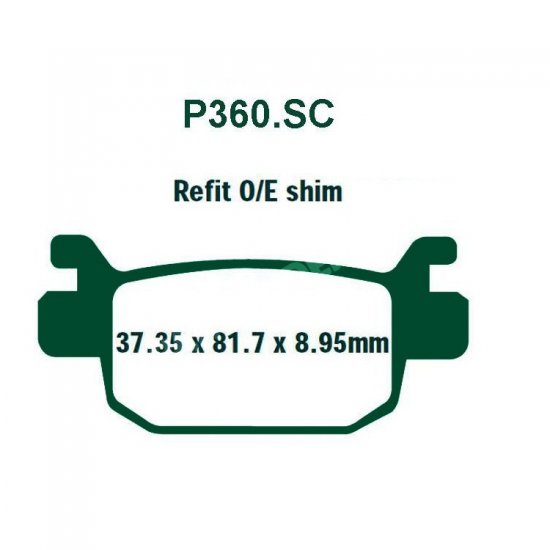 PREMIER ΤΑΚΑΚΙΑ ΟΡΓΑΝΙΚΑ ΣΕΤ 2 ΤΕΜ. P360.SC KEVLAR SCOOTER (FA415) ( R ) PREMIER ΤΑΚΑΚΙΑ ΟΡΓΑΝΙΚΑ ΣΕΤ 2 ΤΕΜ. P360.SC KEVLAR SCOOTER (FA415) ( R )