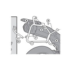 ΠΛΑΙΝΕΣ ΒΑΣΕΙΣ ΒΑΛΙΤΣΑΣ GIVI PL363 YAMAHA XT 660 Z TENERE 08 > 10 