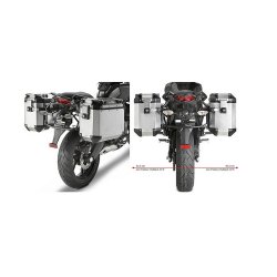ΠΛΑΙΝΕΣ ΒΑΣΕΙΣ ΒΑΛΙΤΣΑΣ GIVI PL4103CAM KAWASAKI VERSYS 650 10 - 14 για OBK  