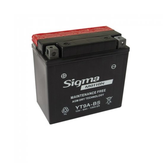 ΜΠΑΤΑΡΙΑ SIGMA MOTION YT9A-BS 135x75x139 120Ah ΜΠΑΤΑΡΙΑ SIGMA MOTION YT9A-BS 135x75x139 120Ah