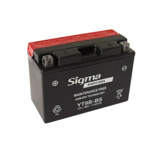 ΜΠΑΤΑΡΙΑ SIGMA MOTION YT9B-BS 150x70x105 95Ah ΜΠΑΤΑΡΙΑ SIGMA MOTION YT9B-BS 150x70x105 95Ah