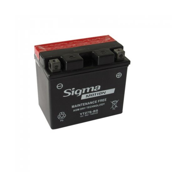 ΜΠΑΤΑΡΙΑ SIGMA MOTION YTZ7S-BS 113x70x105 130Ah ΜΠΑΤΑΡΙΑ SIGMA MOTION YTZ7S-BS 113x70x105 130Ah