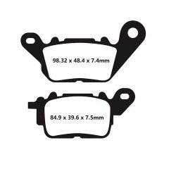 EBC ΣΕΤ ΤΑΚΑΚΙΑ 2 TEM. ΟΡΓΑΝΙΚΑ SCOOTER SFA694 ( F ) EBC ΣΕΤ ΤΑΚΑΚΙΑ 2 TEM. ΟΡΓΑΝΙΚΑ SCOOTER SFA694 ( F )
