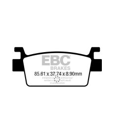 EBC ΣΕΤ ΤΑΚΑΚΙΑ 2 TEM. ΟΡΓΑΝΙΚΑ SCOOTER SFA708 ( F ) EBC ΣΕΤ ΤΑΚΑΚΙΑ 2 TEM. ΟΡΓΑΝΙΚΑ SCOOTER SFA708 ( F )