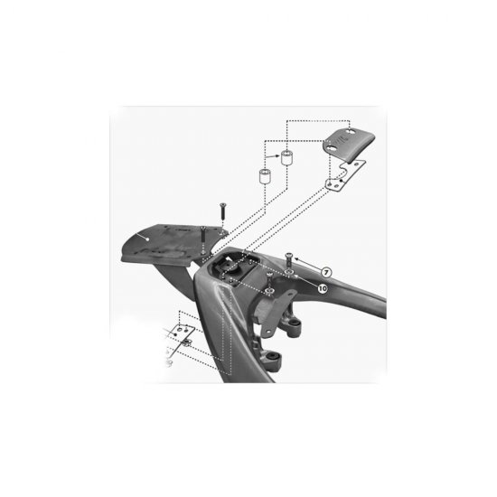 ΣΧΑΡΑ GIVI SR232 SYM JOYMAX EVO 250   - 05   