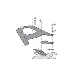 ΣΧΑΡΑ GIVI SR5105 BMW C 600 SPORT COLORE NERO  12 > 15