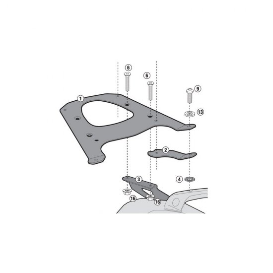 ΣΧΑΡΑ GIVI SR5105M BMW C 600 SPORT 12 > 15 COLORE NERO ΣΧΑΡΑ GIVI SR5105M BMW C 600 SPORT 12 > 15 COLORE NERO