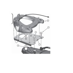 ΣΧΑΡΑ GIVI SR5107 BMW F 650 GS 08 - 17 / F 800 GS 13 > 18 / F 700 GS 13 > 17  