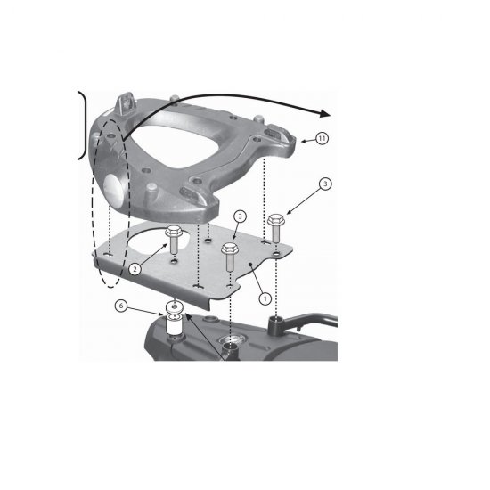 ΣΧΑΡΑ GIVI SR5107 BMW F 650 GS 08 - 17 / F 800 GS 13 > 18 / F 700 GS 13 > 17 ΣΧΑΡΑ GIVI SR5107 BMW F 650 GS 08 - 17 / F 800 GS 13 > 18 / F 700 GS 13 > 17