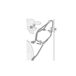 ΠΛΑΙΝΕΣ ΒΑΣΕΙΣ ΣΑΚΚΩΝ GIVI TE2115  YAMAHA MT 09  13 > 16