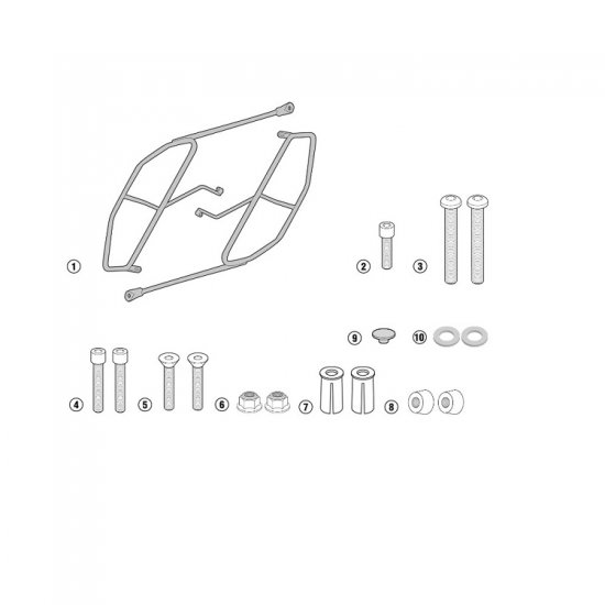 ΠΛΑΙΝΕΣ ΒΑΣΕΙΣ ΣΑΚΚΩΝ GIVI TE2133 YAMAHA TMAX 530 17 > 19 / TMAX 560 20 ΠΛΑΙΝΕΣ ΒΑΣΕΙΣ ΣΑΚΚΩΝ GIVI TE2133 YAMAHA TMAX 530 17 > 19 / TMAX 560 20
