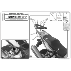 ΜΠΡΑΤΣΑ ΣΧΑΡΑΣ GIVI 259FZ HONDA  CB 1300 03 - 09