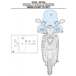 ΚΙΤ GIVI A2134A για ΖΕΛATINA DELIGHT 125 - 17 > 19