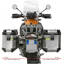 ΠΛΑΙΝΕΣ ΒΑΣΕΙΣ ΒΑΛΙΤΣΑΣ GIVI PL684CAM για ΟΒΚ BMW R 1200 GS  04 - 13