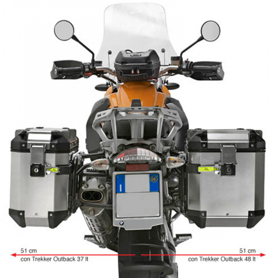 ΠΛΑΙΝΕΣ ΒΑΣΕΙΣ ΒΑΛΙΤΣΑΣ GIVI PL684 BMW R 1200 GS 04 - 13 ΠΛΑΙΝΕΣ ΒΑΣΕΙΣ ΒΑΛΙΤΣΑΣ GIVI PL684 BMW R 1200 GS 04 - 13