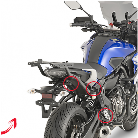 ΠΛΑΙΝΕΣ ΒΑΣΕΙΣ ΒΑΛΙΤΣΑΣ GIVI PLR2130 YAMAHA ΜΤ07 TRACER 16 > 19 ΠΛΑΙΝΕΣ ΒΑΣΕΙΣ ΒΑΛΙΤΣΑΣ GIVI PLR2130 YAMAHA ΜΤ07 TRACER 16 > 19