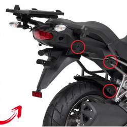 ΠΛΑΙΝΕΣ ΒΑΣΕΙΣ ΒΑΛΙΤΣΑΣ GIVI PLR4105 KAWASAKI VERSYS 1000  16 > 19 