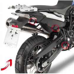 ΠΛΑΙΝΕΣ ΒΑΣΕΙΣ ΒΑΛΙΤΣΑΣ GIVI PLR5103 MONOKEY BMW F 650 GS 08 > 17 & F 700 GS 13 > 17 