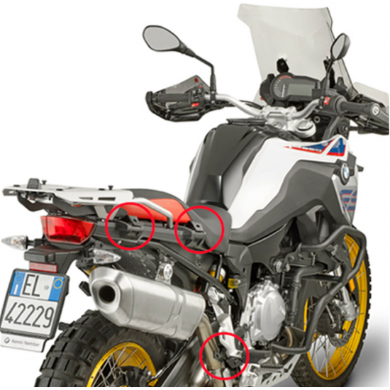 ΠΛΑΙΝΕΣ ΒΑΣΕΙΣ ΒΑΛΙΤΣΑΣ GIVI PLR5127 BMW F 750 GS & F 850 GS  18 > 19   