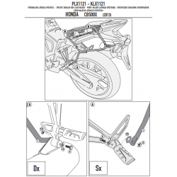 ΠΛΑΙΝΕΣ ΒΑΣEIΣ ΒΑΛΙΤΣΑΣ GIVI PLX1121 HONDA CB 500 X  13 > 18 για V35 