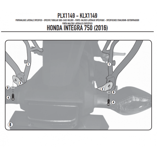 ΠΛΑΙΝΕΣ ΒΑΣEIΣ ΒΑΛΙΤΣΑΣ GIVI PLX1149 HONDA INTEGRA 750 16 ΠΛΑΙΝΕΣ ΒΑΣEIΣ ΒΑΛΙΤΣΑΣ GIVI PLX1149 HONDA INTEGRA 750 16