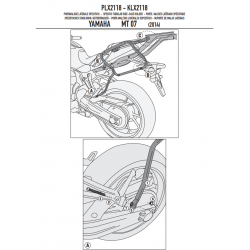 ΠΛΑΙΝΕΣ ΒΑΣEIΣ ΒΑΛΙΤΣΑΣ GIVI PLX2118 YAMAHA MT07 14 > 17 , για V35 ΒΑΛΙΤΣΕΣ 