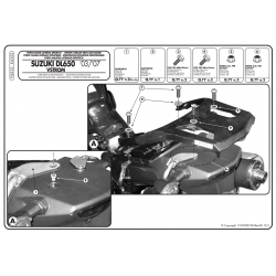 ΠΛΑΙΝΕΣ ΒΑΣΕΙΣ ΒΑΛΙΤΣΑΣ PLX532 PLX532 SUZUKI DL 650 VSTROM  04 > 12 για V35 GIVI