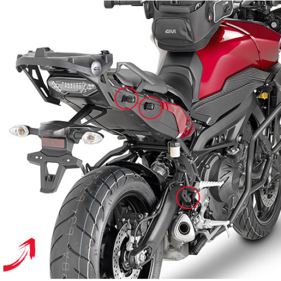 ΠΛΑΙΝΕΣ ΒΑΣΕΙΣ ΒΑΛΙΤΣΑΣ GIVI PLXR2122 YAMAHA ΜΤ09 TRACER 15 > 17 για V35 ΠΛΑΙΝΕΣ ΒΑΣΕΙΣ ΒΑΛΙΤΣΑΣ GIVI PLXR2122 YAMAHA ΜΤ09 TRACER 15 > 17 για V35