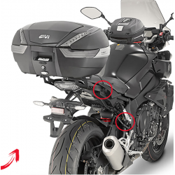 ΠΛΑΙΝΕΣ ΒΑΣΕΙΣ ΒΑΛΙΤΣΑΣ GIVI PLXR2129 YAMAHA ΜΤ10 16 > 19 