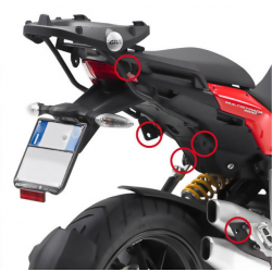 ΠΛΑΙΝΕΣ ΒΑΣΕΙΣ ΒΑΛΙΤΣΑΣ GIVI PLXR312 DUCATI MULTISTRADA 1200  - 10  