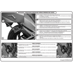 ΠΛΑΙΝΕΣ ΒΑΣΕΙΣ ΒΑΛΙΤΣΑΣ GIVI PLXR541 SUZUKI GSF 650 BANDIT ABS 09 > 11