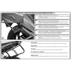 ΠΛΑΙΝΕΣ ΒΑΣΕΙΣ ΒΑΛΙΤΣΑΣ GIVI PLXR691 BMW K 1200 & K1300 R  - 09  