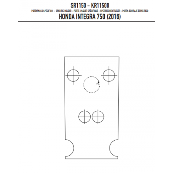 ΣΧΑΡΑ GIVI SR115 SUZUKI BURGMAN 250 - 400 03 > 06 ΣΧΑΡΑ GIVI SR115 SUZUKI BURGMAN 250 - 400 03 > 06